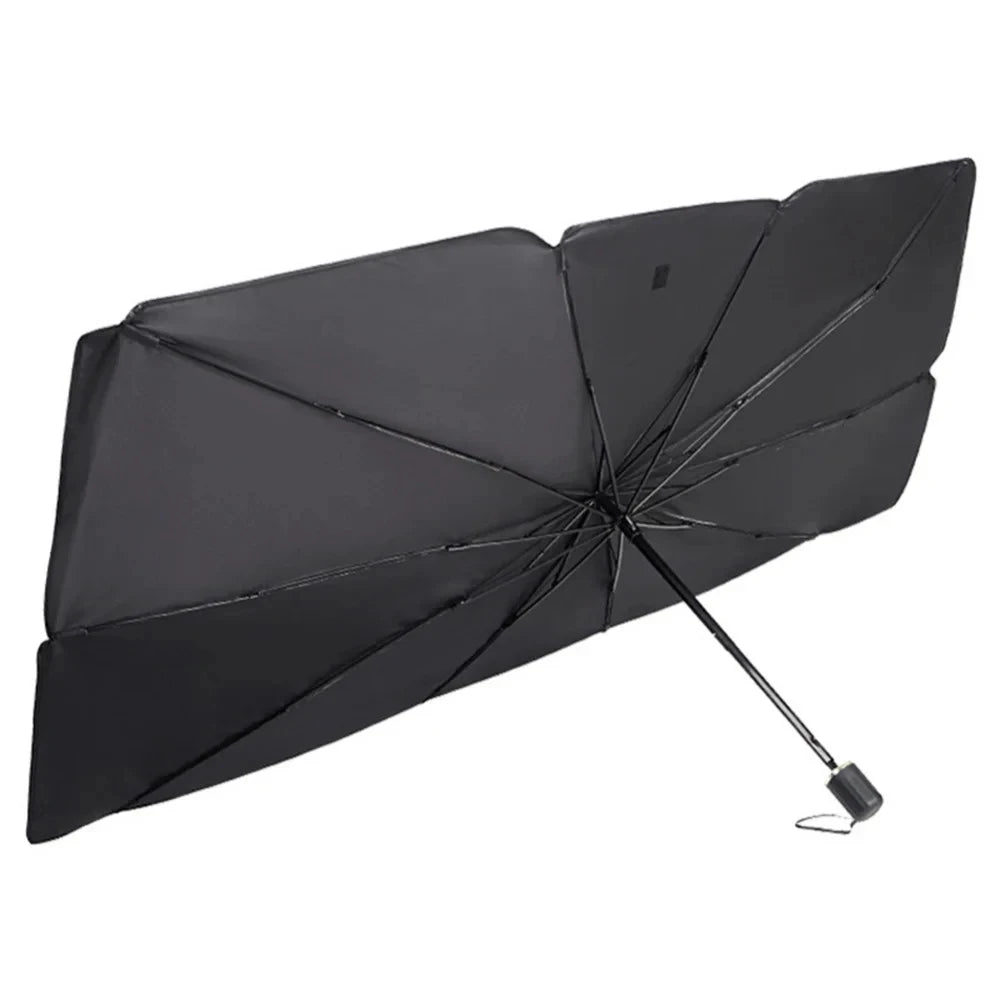 Car Sunshade Umbrella Front Windshield Silver Glue Sunshade Umbrella Uv Resistant Foldin detail view