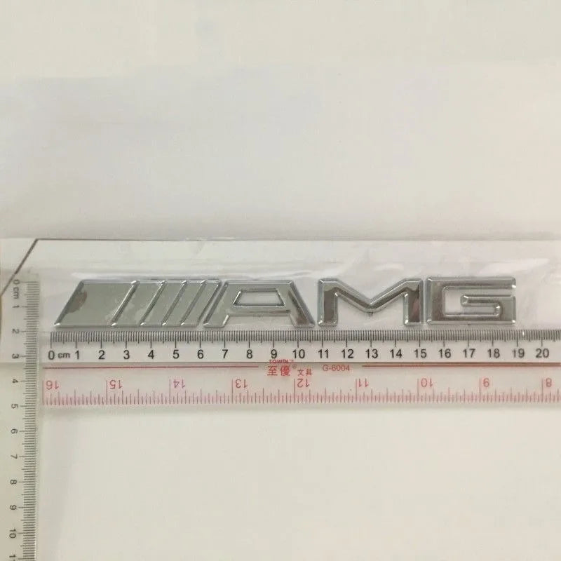 ABS Car Logo Emblem For Mercedes Benz AMG A B C E G CLA W211 W203 W204 W210 W124 Rear alternate view