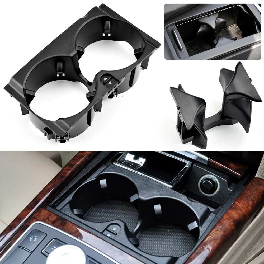Console Cup Holder Car Interior Coasters Storage Cup Holder for Mercedes-Benz C-Class W204 07-14 E-Class W212 W207 09-14