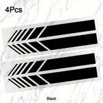 Classic JDM Reflective Stripes Vinyl Decal Kit | 4pcs Self-Adhesive Car Body Stickers alternate view