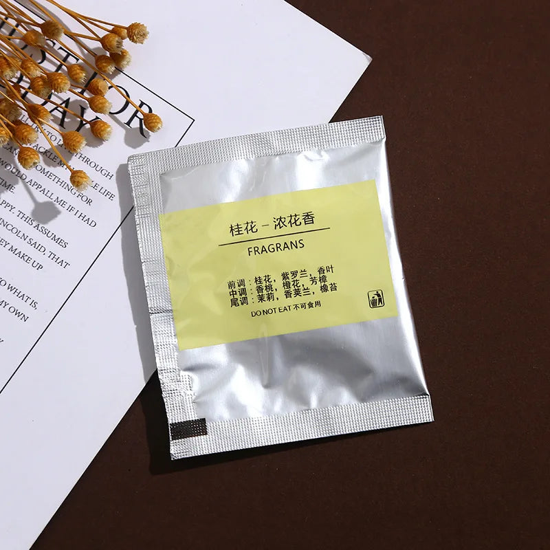5pcs Car Air Freshener Natural Plant Based Long Lasting Essential Oil Dual Ring Fragr lifestyle view