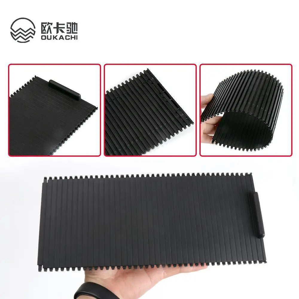 For Land Rover Range Rover Sport 2005-2009 New Center Console Cup Holder Cover Sliding close-up view