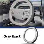 For XPeng Xiao Peng G6 2023 2024 2025 Car Steering Wheel Cover Leather Non-slip Auto Interior Accessories