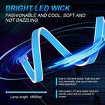 1pc Dynamic meteor Led Car Hood Lights Strip Universal Engine Hood Guide Decorative Li close-up view