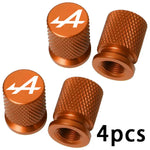 4PCS Colorful Car Accessories Car Tire Valve Cap For Alpine Megane 3 4 5 Duster Espace Logan Clio Austral Espace Arkana Scenic