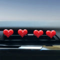 Red Heart Car Air Outlet Decorative Clip | Car Perfume and Air Freshener additional angle