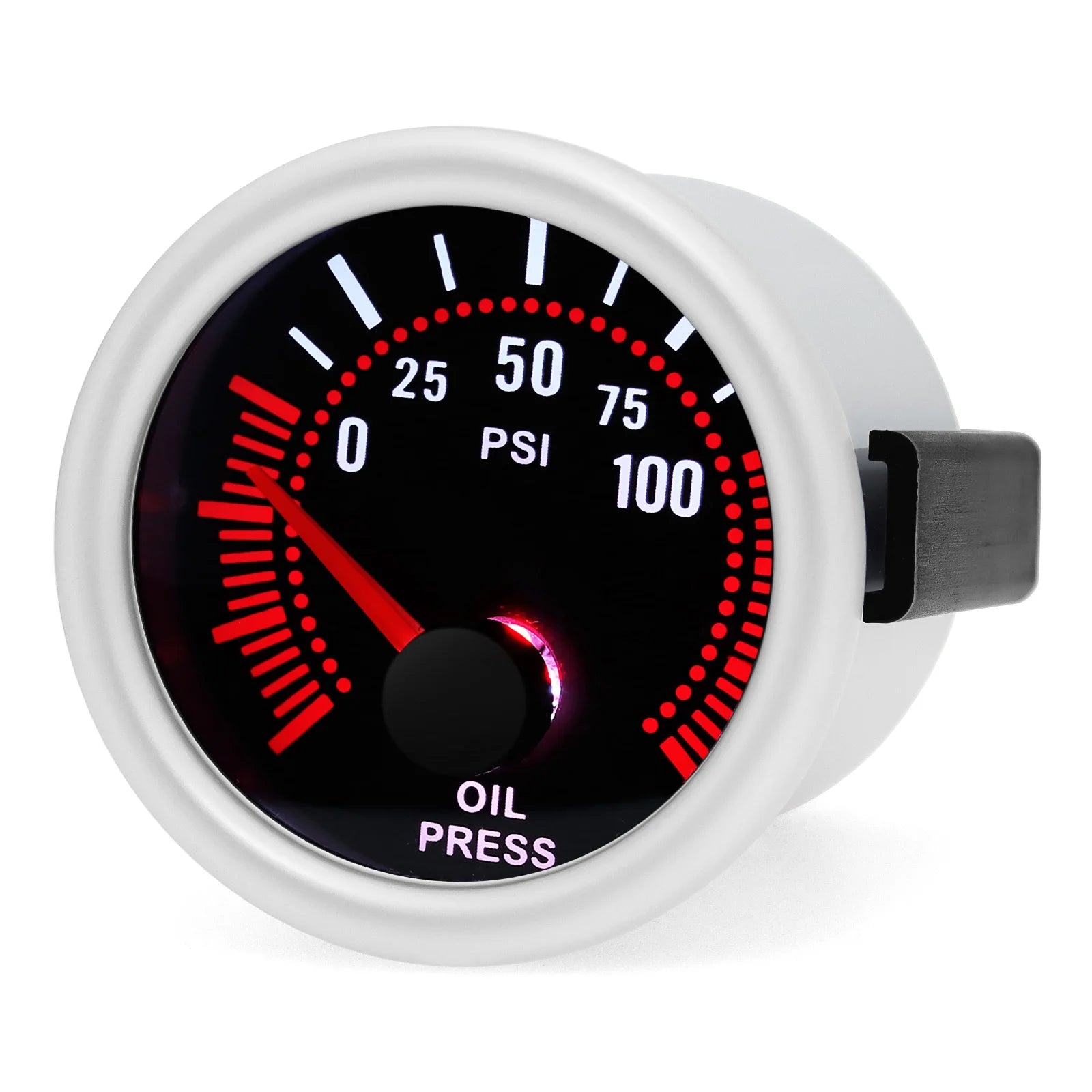 52mm 2" Smoke Lens Car Gauge Set | Turbo Boost PSI BAR Oil Pressure Volt Tachometer detail view