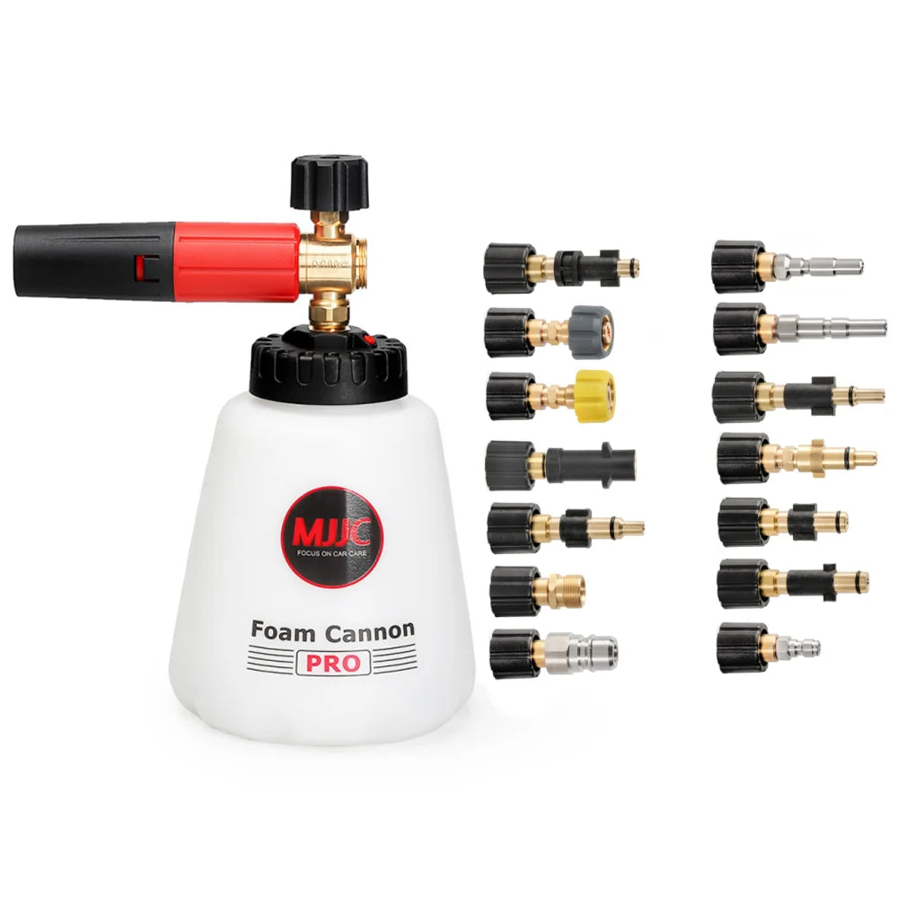 MJJC PRO 2.0 Snow Foam Lance 1.2L | High Pressure Car Washer Foam Gun Cannon