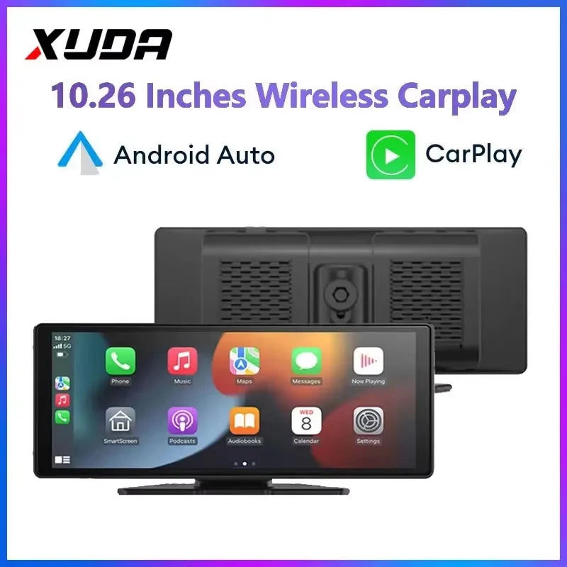 XUDA Universal 10.26 Inch Car Radio Multimedia WIFI Video Player Wireless Carplay & Android Auto for