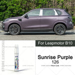 For Leapmotor B10 Scratch Removal and Paint Repair Pen Optical white Metal Black Ttund close-up view