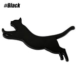 Cat Car Stickers Metal Emblem Decals | 3D Zinc Alloy for Vehicle Laptop Fridge detail view