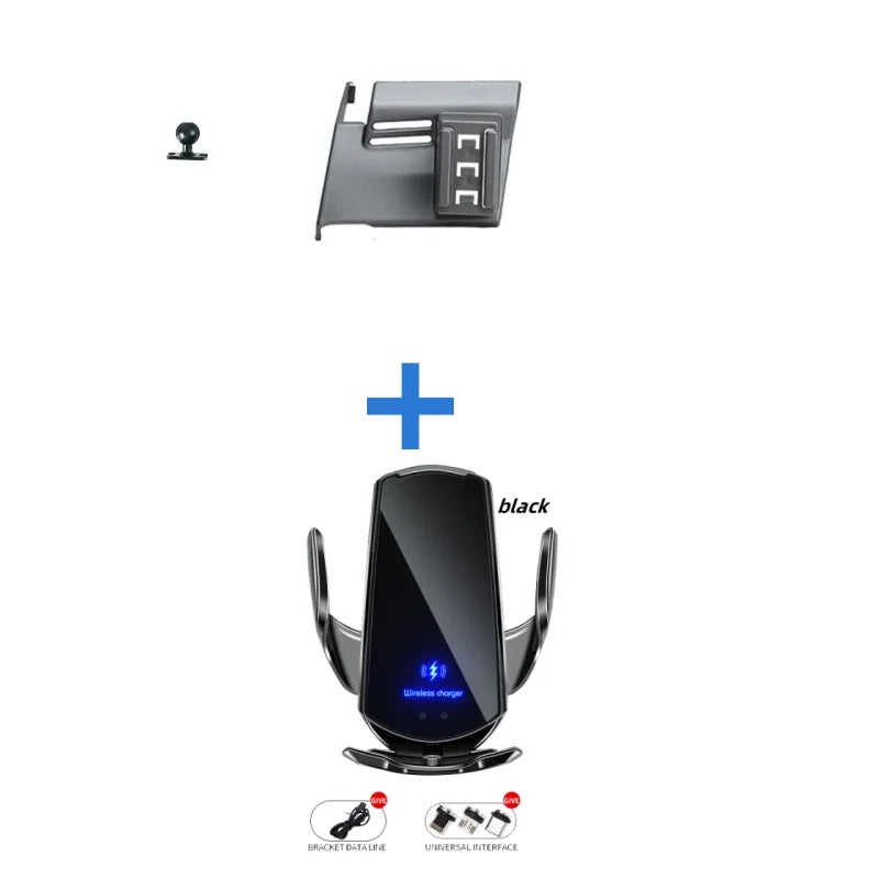 Car Phone Holder Special Fixed Bracket Base For Tesla MODEL 3 MODEL Y 2021 2022 Wireless Charging Stand Interior Accessorie