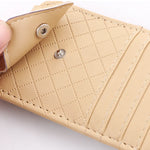 Leather Sun Visor Organizer Storage Pocket Bag