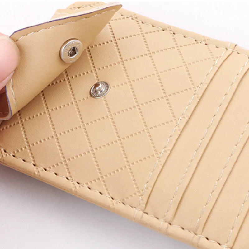 Leather Sun Visor Organizer Storage Pocket Bag
