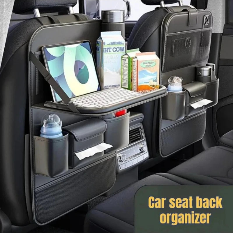 2026 Car Seat Back Organizer Tablet Holder Storage Bag, 1 Pack