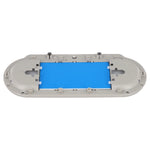 Gray Sun Visor Vanity Mirror Cover 51167366950 For MINI Cooper F55 F56 F60 2015-2022 Direct Replacement High Quality