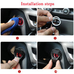 Cool New Car Engine Start Stop Switch Button Cover Decorative Auto Accessories Push Button Sticky Cover Car Interior Car-Styling