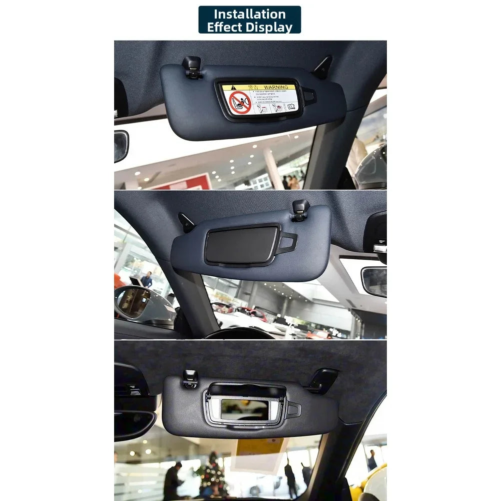 For Porsche 718 981 982 991 992 911 Sun Visor Vanity Makeup Mirror Cover 98173103128 Replacement Car Interior Accessories
