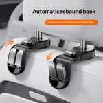 Car Seat Back Hook Headrest Hidden Mount Organizer Hanger lifestyle view