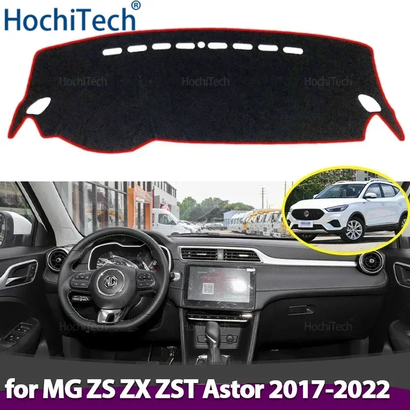 Car Dashboard Cover for MG ZS ZX ZST Astor 2017-2022 | Anti-Glare Dash Mat