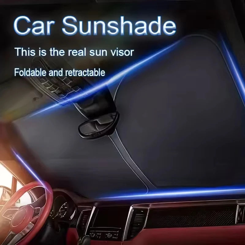 Front Windshield Sunshade Cover For Audi A5 2007-2026, UV Block, Heat Insulation, Int alternate view