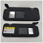Black Car Sun Visor with Makeup Mirror Fit for Kia K3 Forte Cerato 2019-2021 Interior Sun Shade Guard OE:85210-Q81000WK 85220-Q8