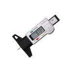 Digital Car Tyre Tread Depth Gauge | 0-25.4mm ABS Plastic Tire Wear Detection Tool detail view