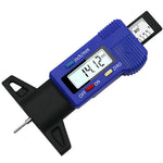 Digital Car Tyre Thickness Gauges Depth Meter For Safe Auto Tyre Tread Monitoring Tyre close-up view