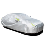 Car Cover Thickened Outdoor Sun Protection 190T | Full Exterior Snow Cover with Reflective Strip