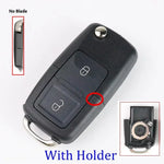 Car Key Fob Case Shell Housing for Vw B5 for Volkswagen Beetle/Caddy/Passat/Golf/Jett alternate view