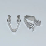 10PCS 6R0867633 Car Sun Visor Vanity Mirror Fixing Iron Fastener Clip Bracket for Volkswagen Passat Sagitar Beetle Scirocco