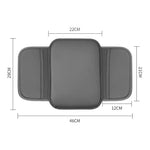 Car Arm Rest Cushion Center Console Protection Cover Auto Armrest Box Pad with Storage Pocket Car Interior Accessories