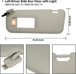Car Sun Visor For Mazda 3 Mazda3 2010 2011 2012 2013 Left Driver Sun Shade Right Side Sunshade Panel Replacement BBM2 69 320C 75