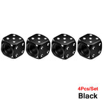 AUTCOAT Aluminum Tire Valve Caps | Dice Wheel Stem Dust Cover for Car Truck Motorcycl alternate view
