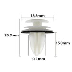 50Pcs Auto Bumper Mudguard Automotive Fastener Clip Car General Accessories Car Interi close-up view