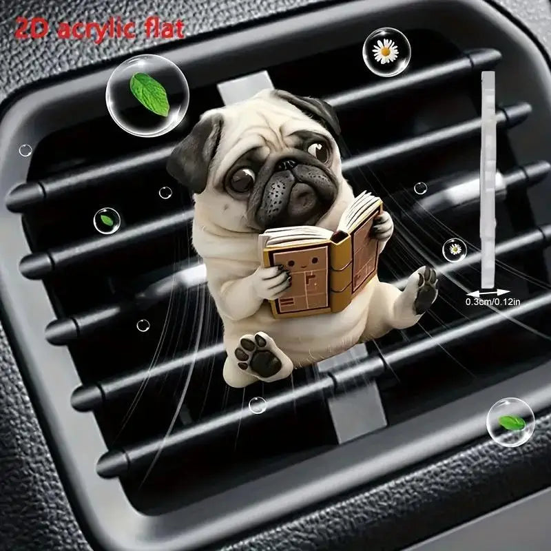 Car Outlet Vent Perfume Clips | 2D Air Freshener Diffuser for Car Interior Decoration alternate view