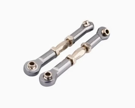 2pcs HSP 106017 166017 Aluminum Front / Rear Linkages Alloy Sonic Servos Link 08242 06 close-up view