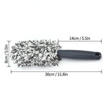 Car Wash Plush Wheel Brush for Rims and Spokes close-up view