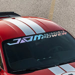 JDM Style Windshield Decal | Large 98.5cm Vinyl Car Sticker detail view
