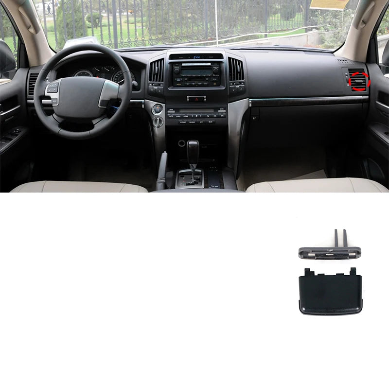 For Toyota Land Cruiser 200 LC200 FJ200 2008-2017 Car Front Dashboard A/C Air Conditioning Outlet Air Conditioner Vents Tab Clip