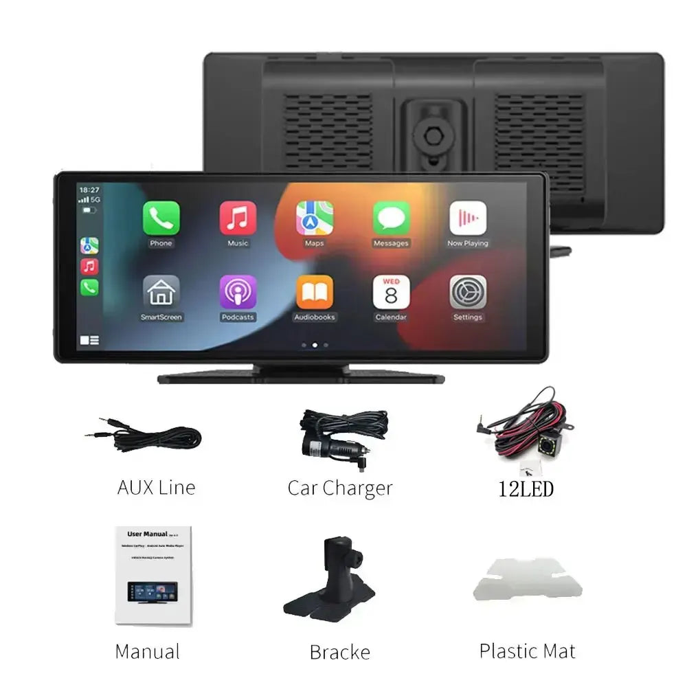 XUDA Universal 10.26 Inch Car Radio Multimedia WIFI Video Player Wireless Carplay & Andr detail view