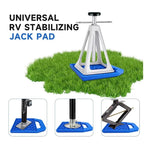 4 Pack Camper RV Leveling Stabilizer Jack Pads with Handle Support Blocks for Travel Tra detail view
