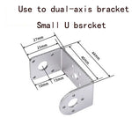 Servo Bracket For Robot Arm Humanoid Standard Servo Bearing Bracket To DIY Kit Robotic Part Accessory Platfrom U Beam Long Stent