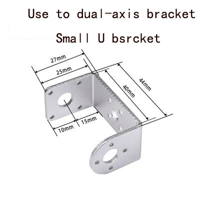 Servo Bracket For Robot Arm Humanoid Standard Servo Bearing Bracket To DIY Kit Robotic Part Accessory Platfrom U Beam Long Stent
