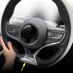 ABS Carbon Fiber For BYD Seal EV 2023-2026 Air Condition Vent Steering Wheel Rearview close-up view