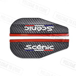 2pcs Carbon Fiber Car Rearview Mirror Rain Eyebrow | Rainproof Accessories for Renaul alternate view