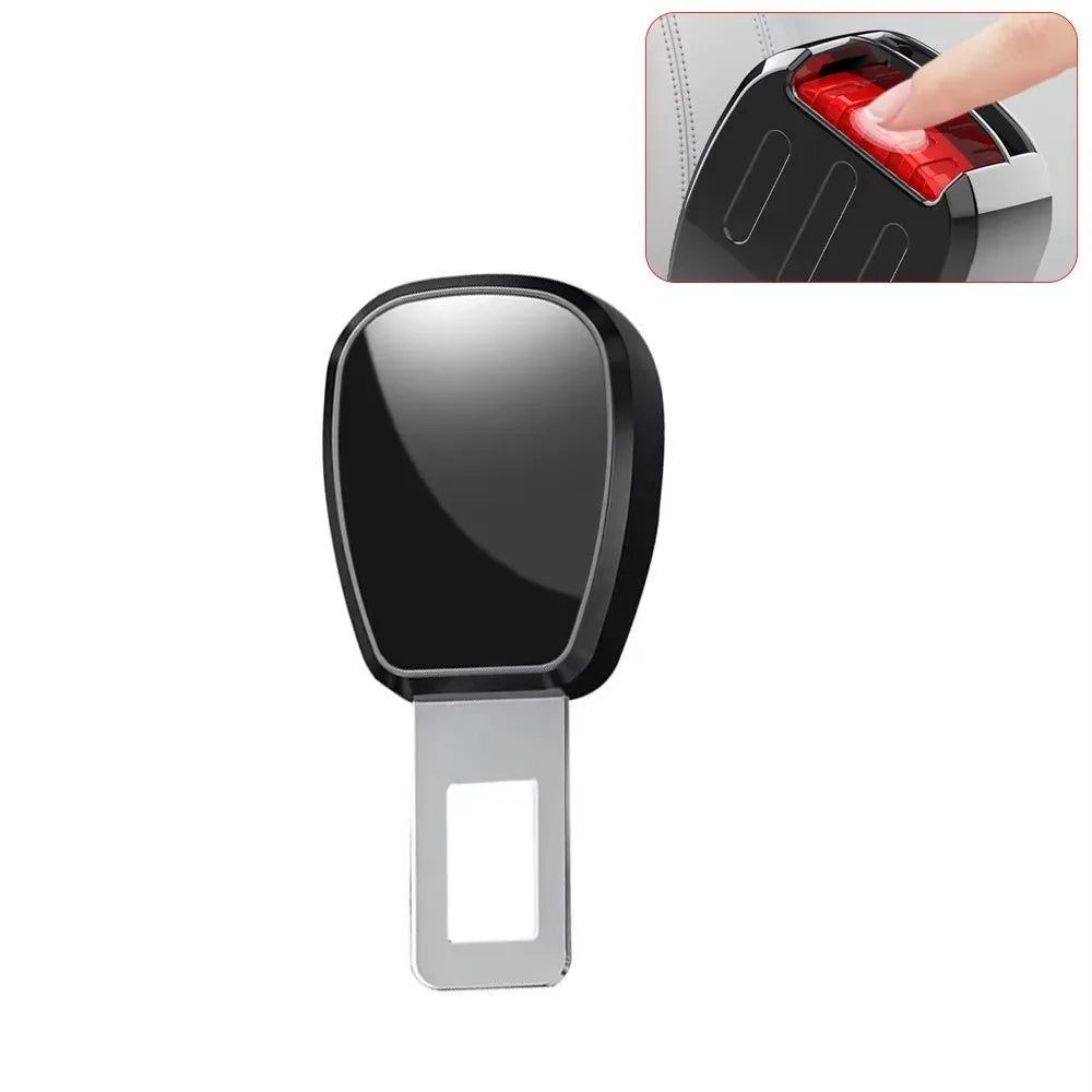 1/2PCS Car Seat Belt Clip Extender Safety Seatbelt Lock Buckle Plug Thick Insert Sock alternate view