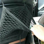 Car Storage Net Bag Between Seats Car Divider Child Safety Net Pet Barrier Elastic Ex alternate view