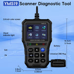 OBD2 Scanner Diagnostic Tool,Auto Check Engine Code Reader with Reset & 35,901 DTCs, alternate view