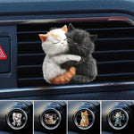 Cat Car Air Outlet Perfume Clips Air Outlet Aroma Diffuser Ventilation Clip Car Interior Decoration Car Air Freshener Diffuser